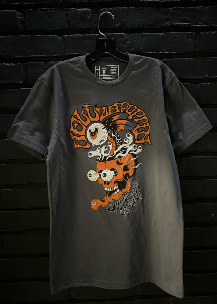 LAST GASP arT–SHIRT BY SAVAGE PENCIL – SKULLICIOUS TIE-DYE - About